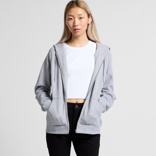 Women's Zippered Hoodie - Image 7