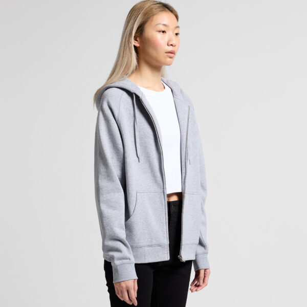 Women's Zippered Hoodie - Image 3