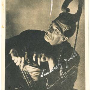 Bernard Manning as the Mikado - signed